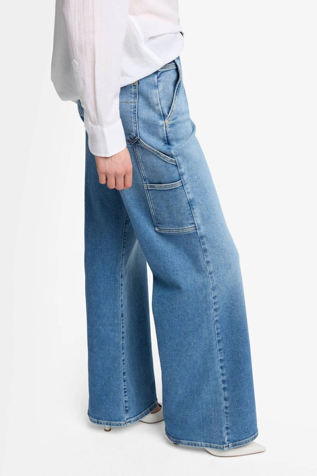 Lichtblauwe straight jeans Lotta For all mankind