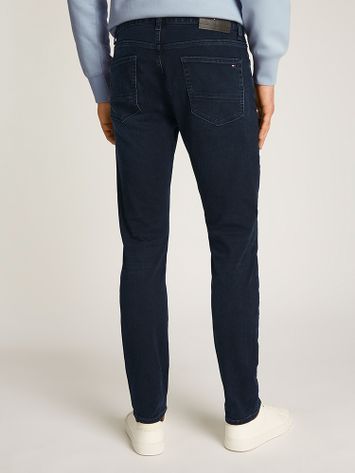 Donkerblauwe slim fit jeans Tommy Hilfiger