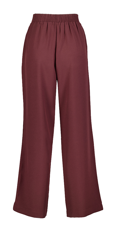 Bordeaux broek met elastiek Saint Tropez