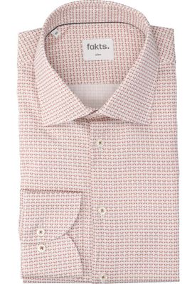 Beige katoenen hemd ( slim fit) met details en lange mouwen Fakts