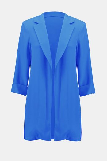 Blauwe lange blazer Joseph Ribkoff