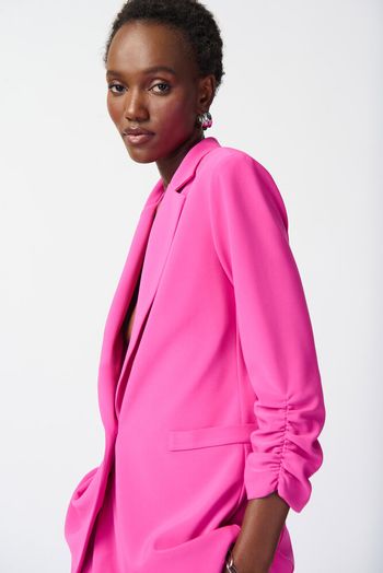 Fushia blazer met strop aan de mouwen Joseph Ribkoff