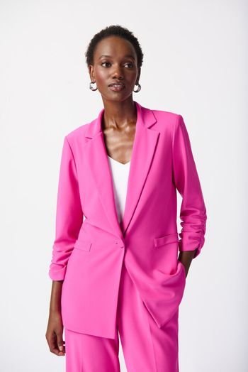 Fushia blazer met strop aan de mouwen Joseph Ribkoff