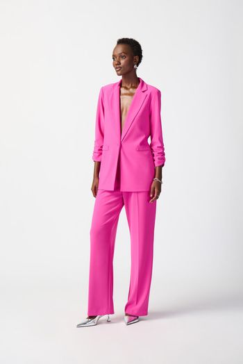 Fushia blazer met strop aan de mouwen Joseph Ribkoff