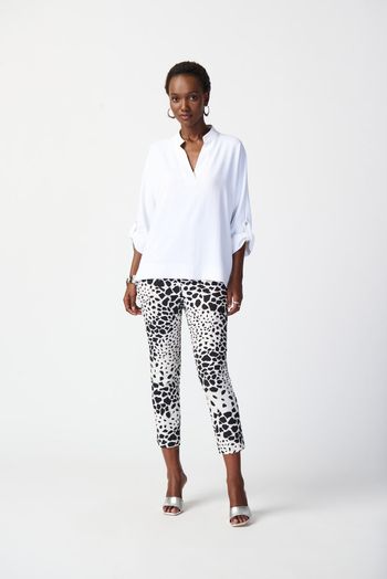 Beige blouse met detail aan de mouw Joseph Ribkoff