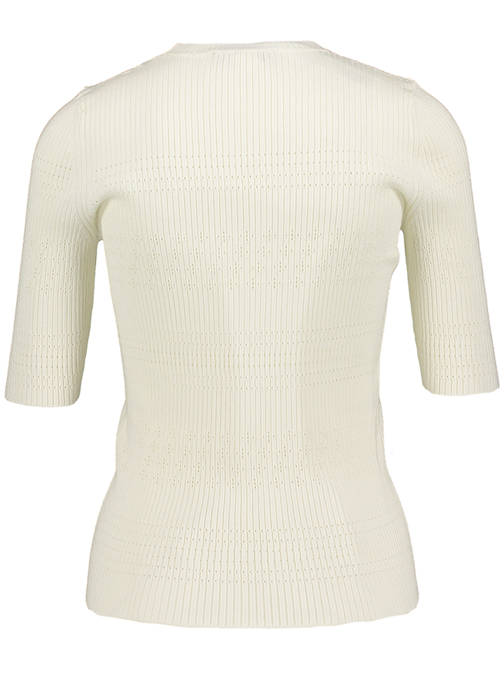 Ecru pull in ribbel Twinset 