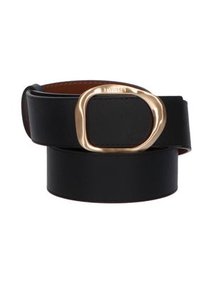 Zwarte riem met goudkleurig detail Twinset
