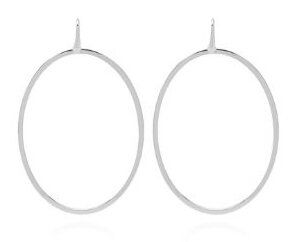  Zilver classic ovaal oorbellen Lott Gioeilli