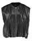 Zwarte bodywarmer in leder look met rits Eleh