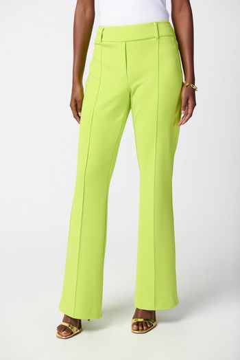 Fel limoen groen broek met elastiek Joseph Ribkoff