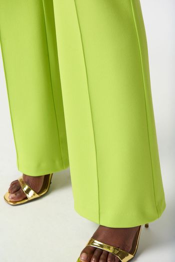 Fel limoen groen broek met elastiek Joseph Ribkoff
