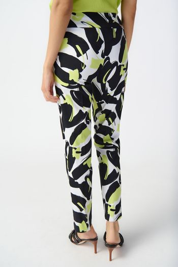 Zwart groen gevlekte broek Joseph Ribkoff 