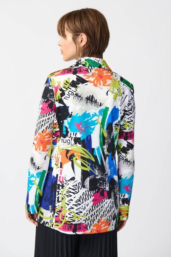 Multi-color blazer met print Joseph Ribkoff