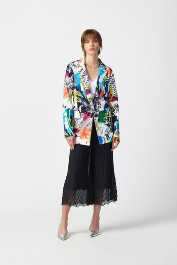 Multi-color blazer met print Joseph Ribkoff