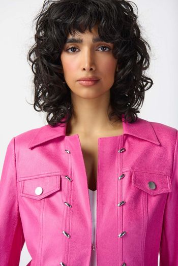 Roze jasje met zilveren detail Joseph Ribkoff