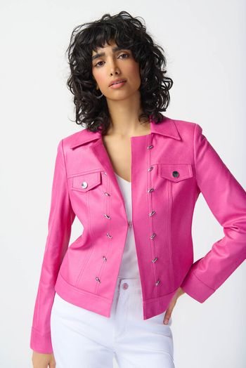 Roze jasje met zilveren detail Joseph Ribkoff