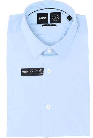 Light/Pastel Blue hemd (slim fit) en lange mouwen Hugo Boss