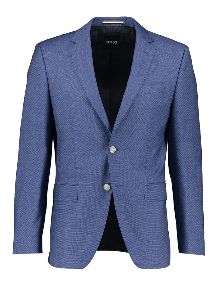 Blauwkleurig 2-delig slim fit kostuum Huge Hugo Boss