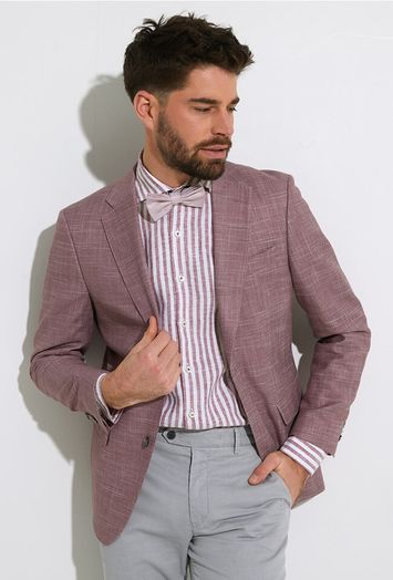 Bright purple slim fit blazer Hutson Hugo Boss