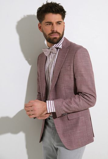 Bright purple slim fit blazer Hutson Hugo Boss