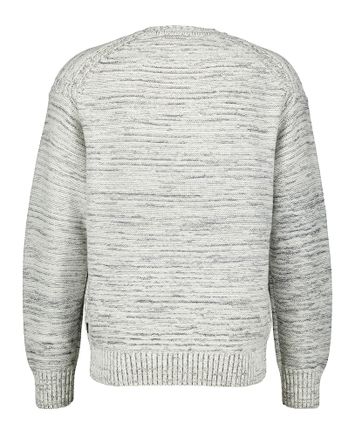 Ecru gebreide trui met grijze accenten Hugo Boss 