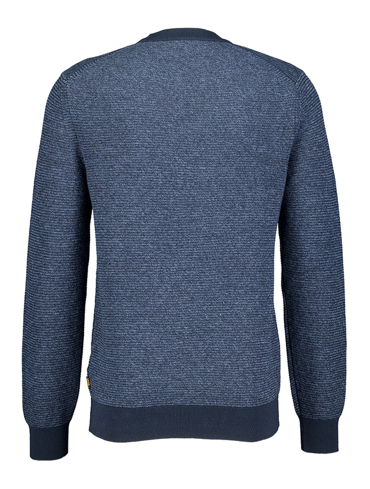 Blauwkleurige pull met ronde hals Aspoki Hugo Boss