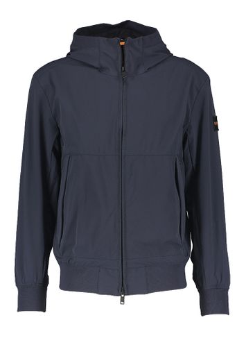 Donkerblauwe jas met kap Oloco Hugo Boss