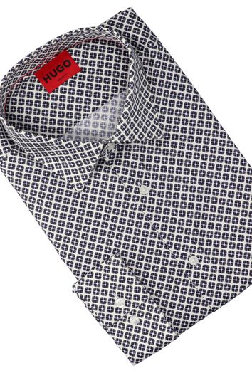 Open white katoenen hemd ( regular fit) met lange mouwen Hugo Boss 