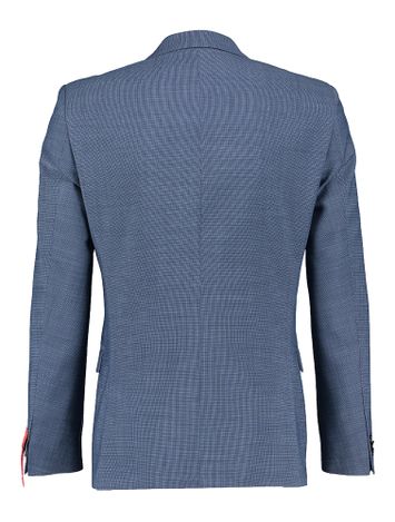 Blauwkleurige extra slim fit blazer met motief Arti Hugo Boss