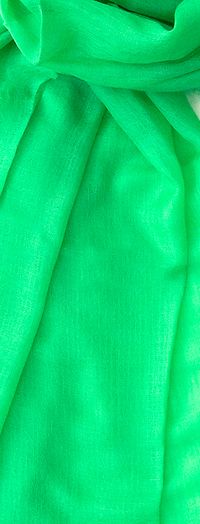 Groene sjaal Les Cordes 