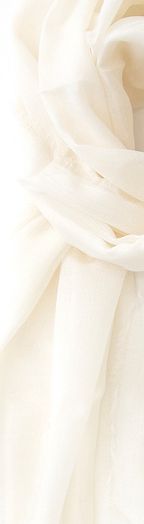 Witte sjaal Les Cordes 