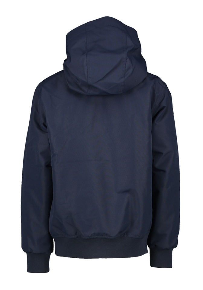 Donkerblauwe jas met kap Element 