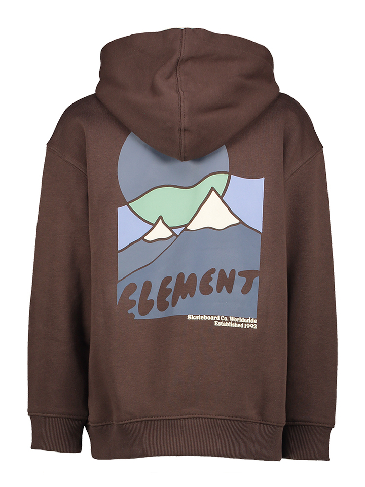 Donkerbruine trui met detail Element