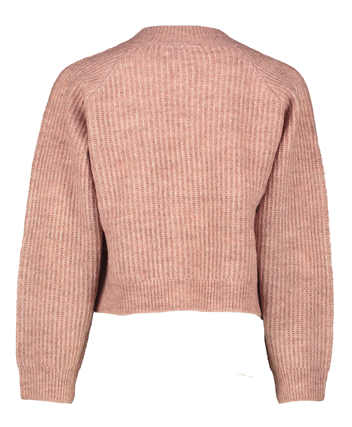 Brique kleurige cardigan Name It