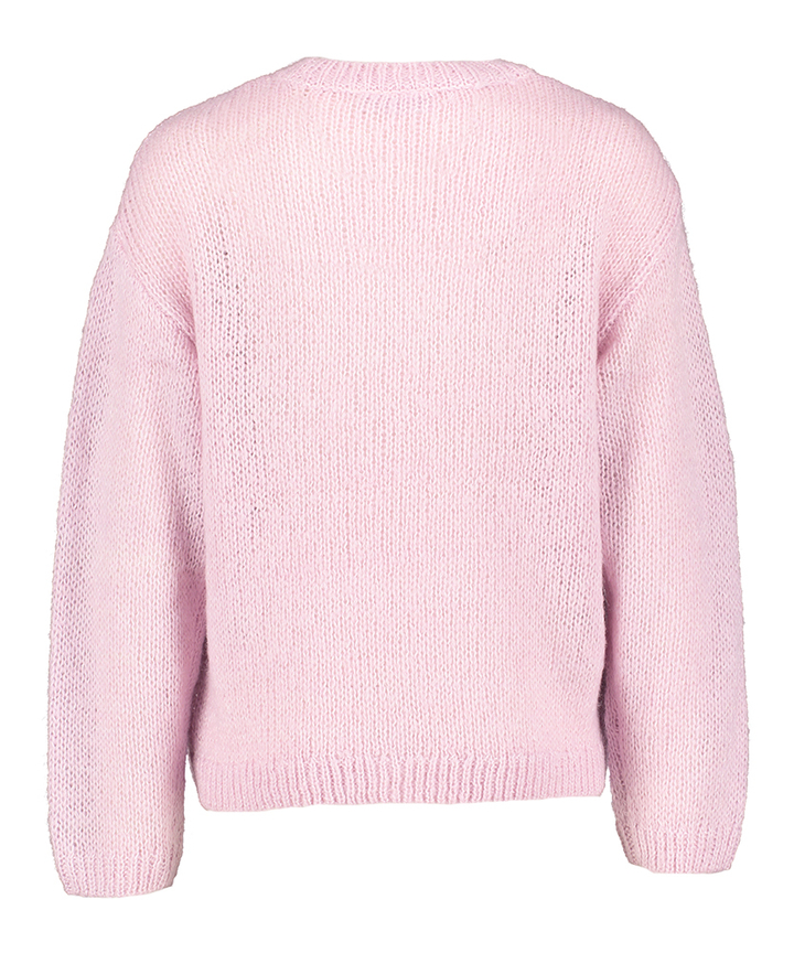 Roze gebreide trui Vimoyano Vila