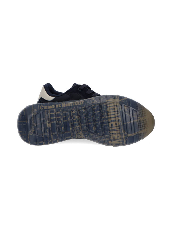 Donkerblauwe lage sneakers Monterry Hoff