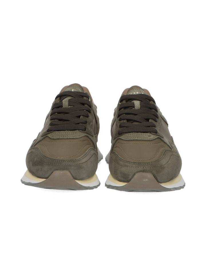 Kaki groene lage sneakers Buenos Aires Hoff