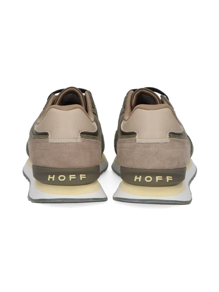 Kaki groene lage sneakers Buenos Aires Hoff