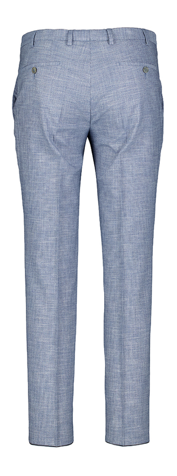 Blauwe slim fit chino Franco Digel