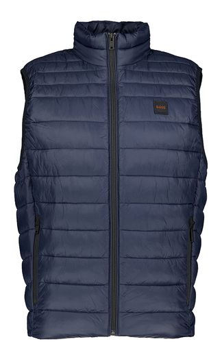 Donkerblauwe padded bodywarmer Odeno Hugo Boss