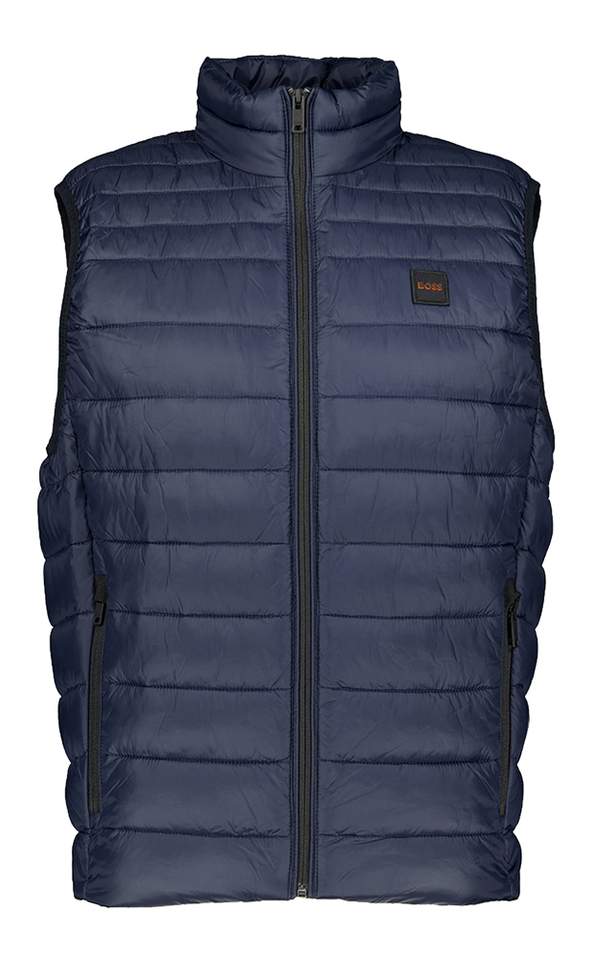 Donkerblauwe padded bodywarmer Odeno Hugo Boss
