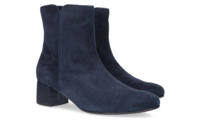Donkerblauwe boots met blokhak Gabor