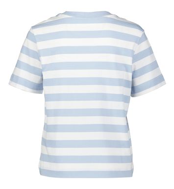 Blauw wit gestreepte t-shirt Selected 
