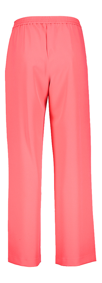 Fluo roze soepelvallende broek met elastiek Phocas Xandres