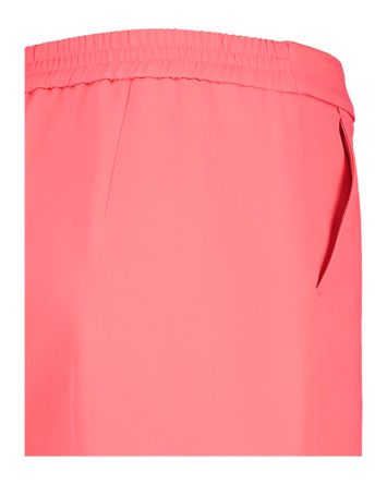 Fluo roze soepelvallende broek met elastiek Phocas Xandres