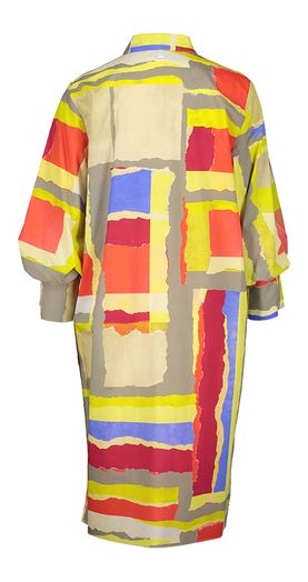 Multicolor katoenen lange jurk Keloise Xandres