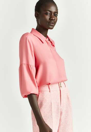 Roze bloes met detail op de mouw Hasna Xandres
