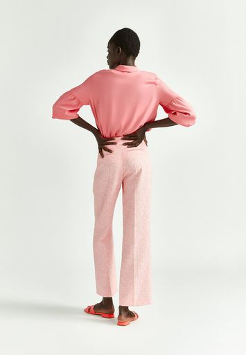 Roze bloes met detail op de mouw Hasna Xandres