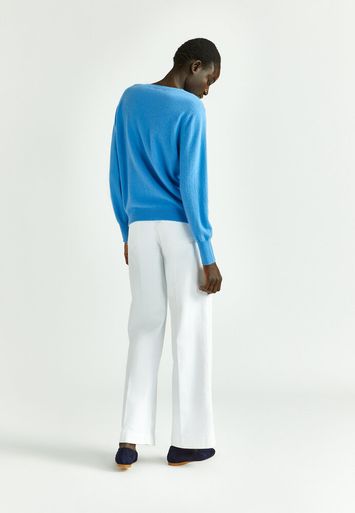 Blauwe trui in cashmere Kumikko Xandres