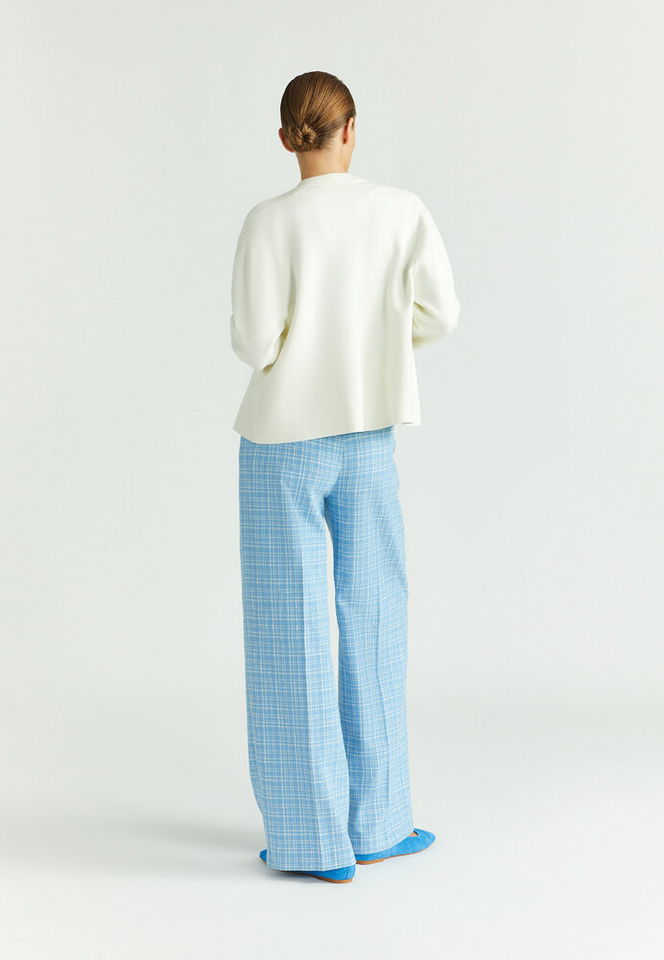 Witte gilet met rits Angello Xandres